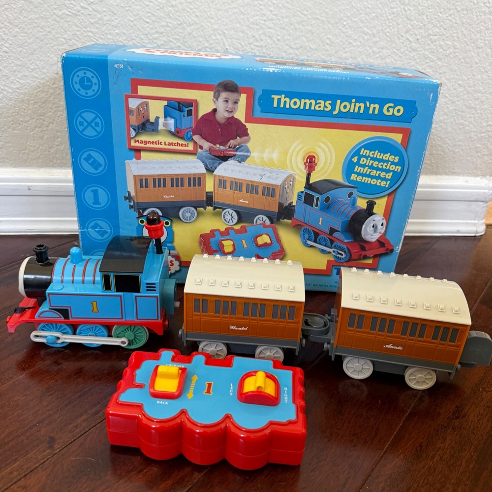 Thomas & Friends Tomy Join N Go RC Thomas Annie‎ Clarabel w/ Box Remote Tested